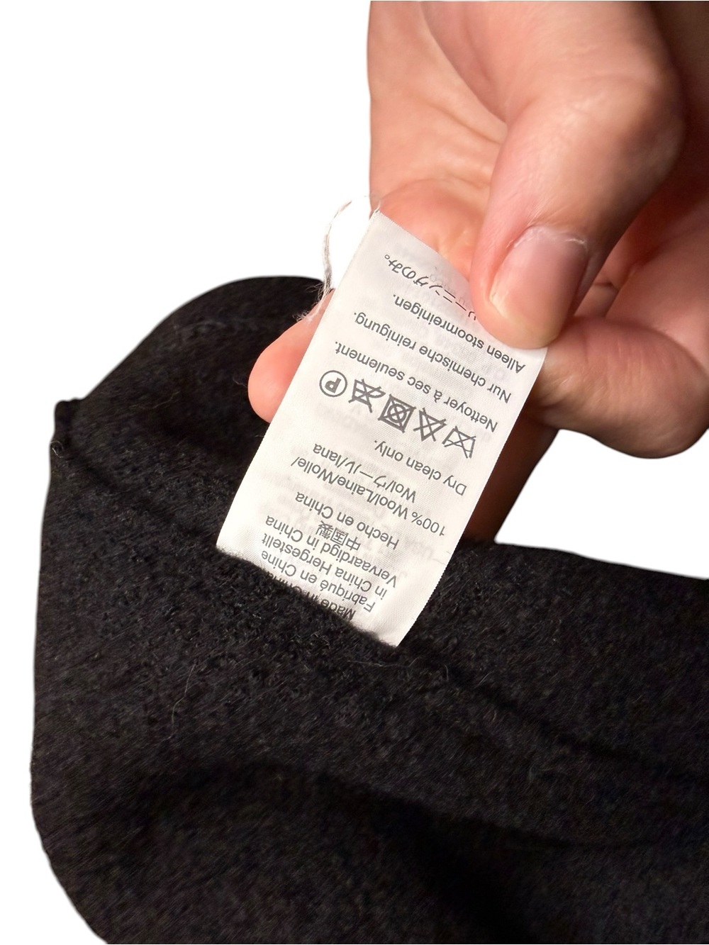 J.Crew Daphne Italian Boiled Wool Topcoat Black Size 4 - Picture 7 of 7